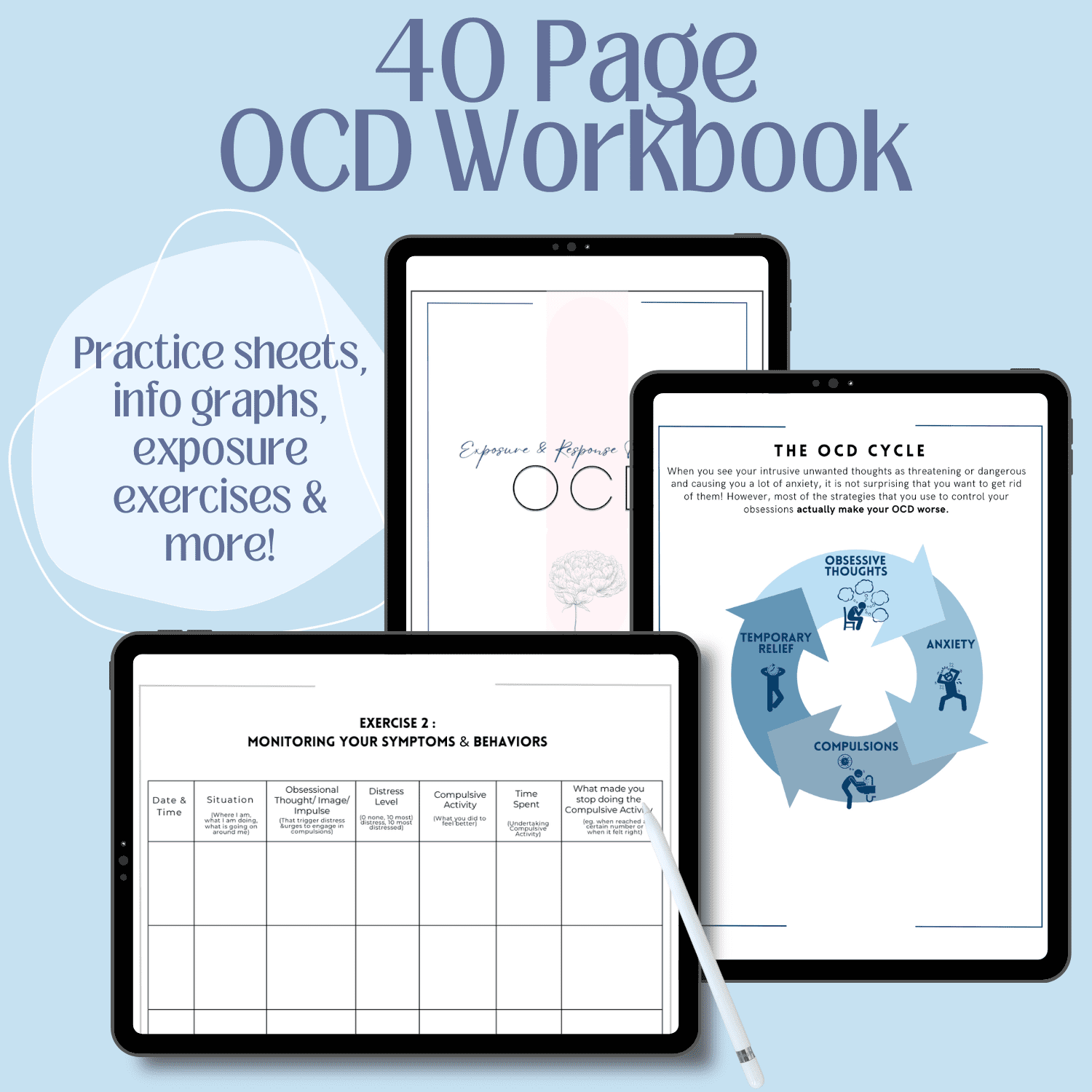 OCD workbook for landing page
