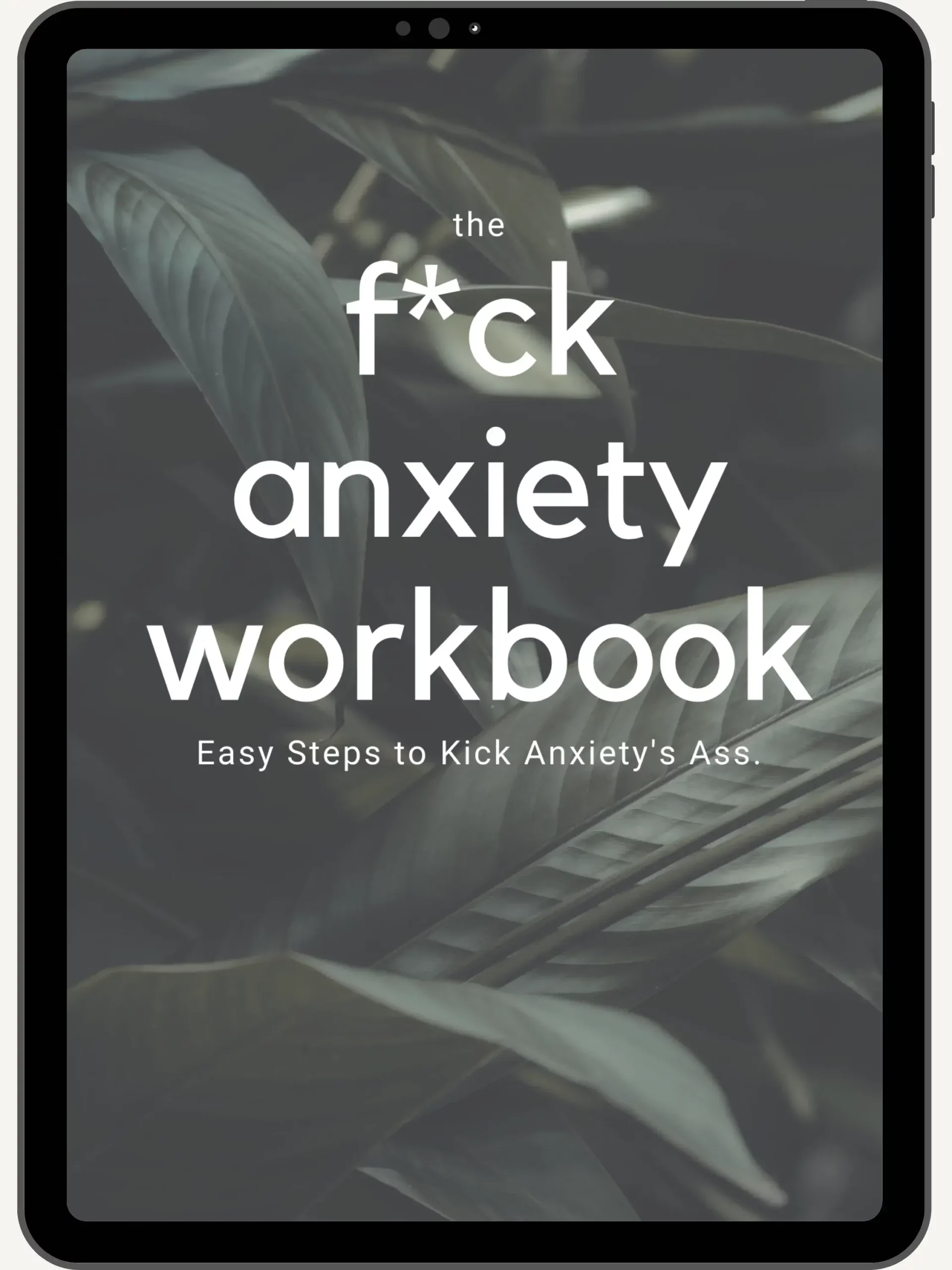 Anxiety Workbook to overcome anxiety and panic attacks