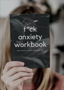 anxiety workbook for mental health and therapy resources from ShopTherapyCo